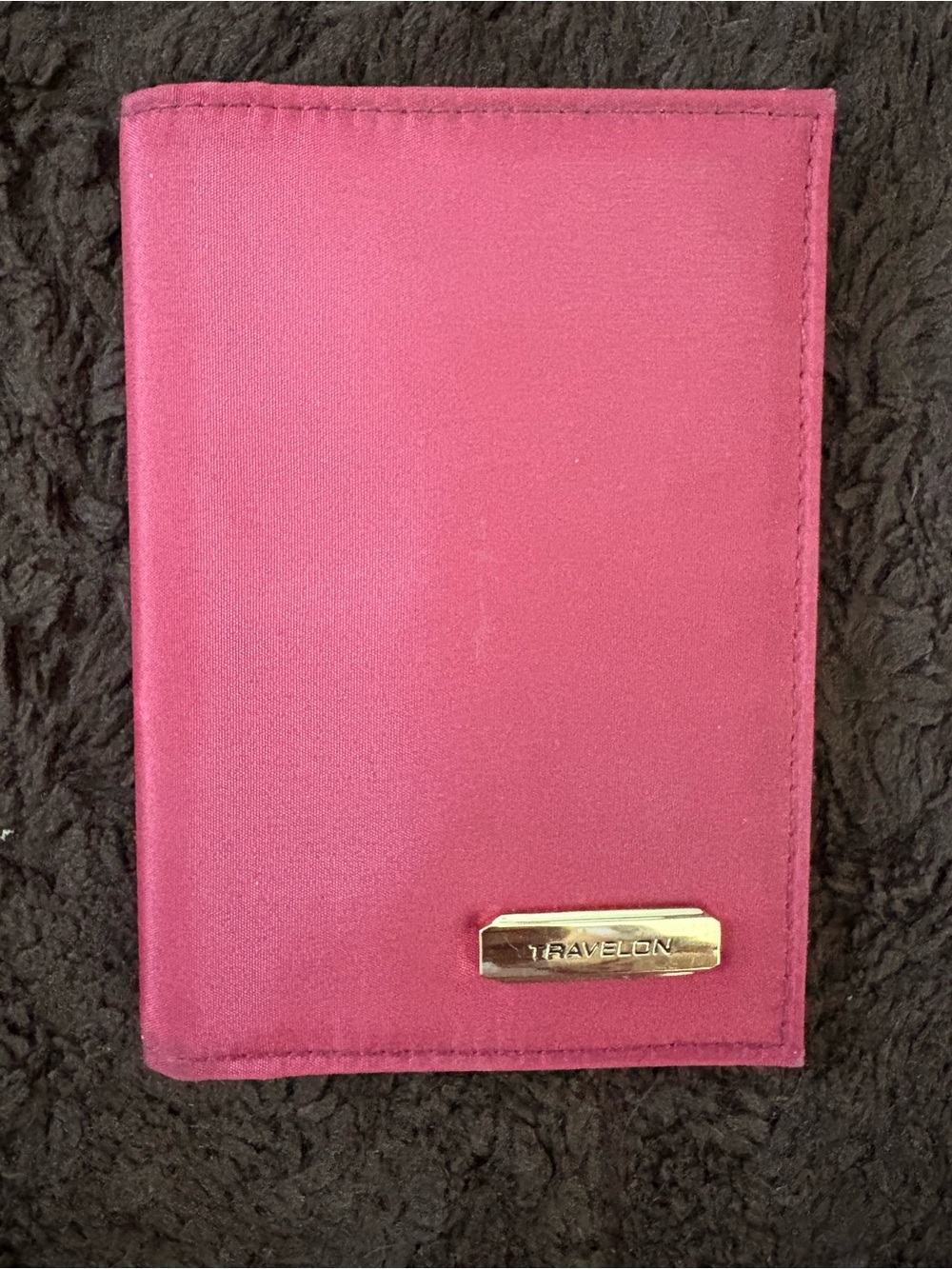 Travelon Pink Passport/Card Holder with Gold Accents. Never used